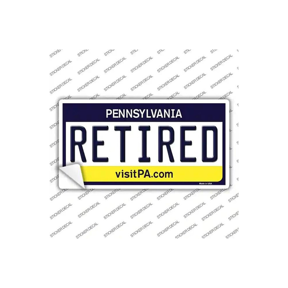 Smart Blonde Lp-6061S-Xl Retired Pennsylvania State Novelty Sticker Decal - Extra Large 731997905398