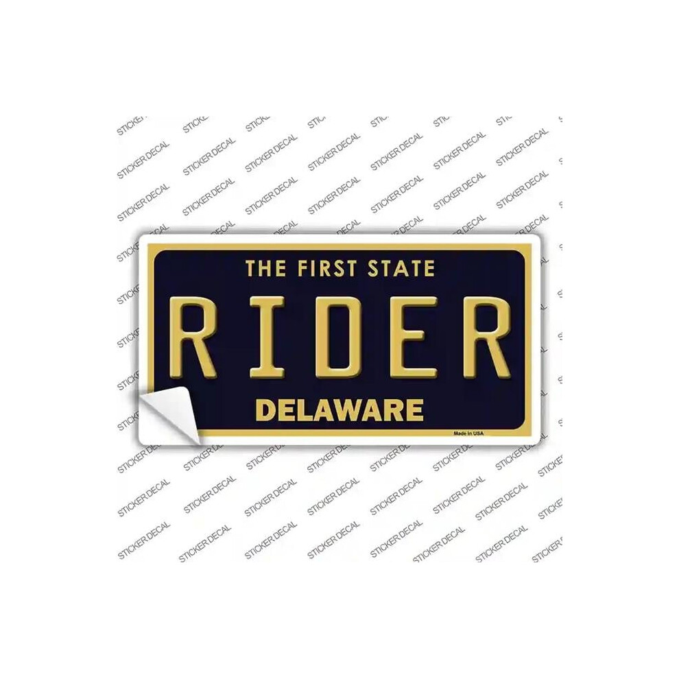 Smart Blonde Lp-6723S-L Rider Delaware Novelty Sticker Decal - Large 731997906371