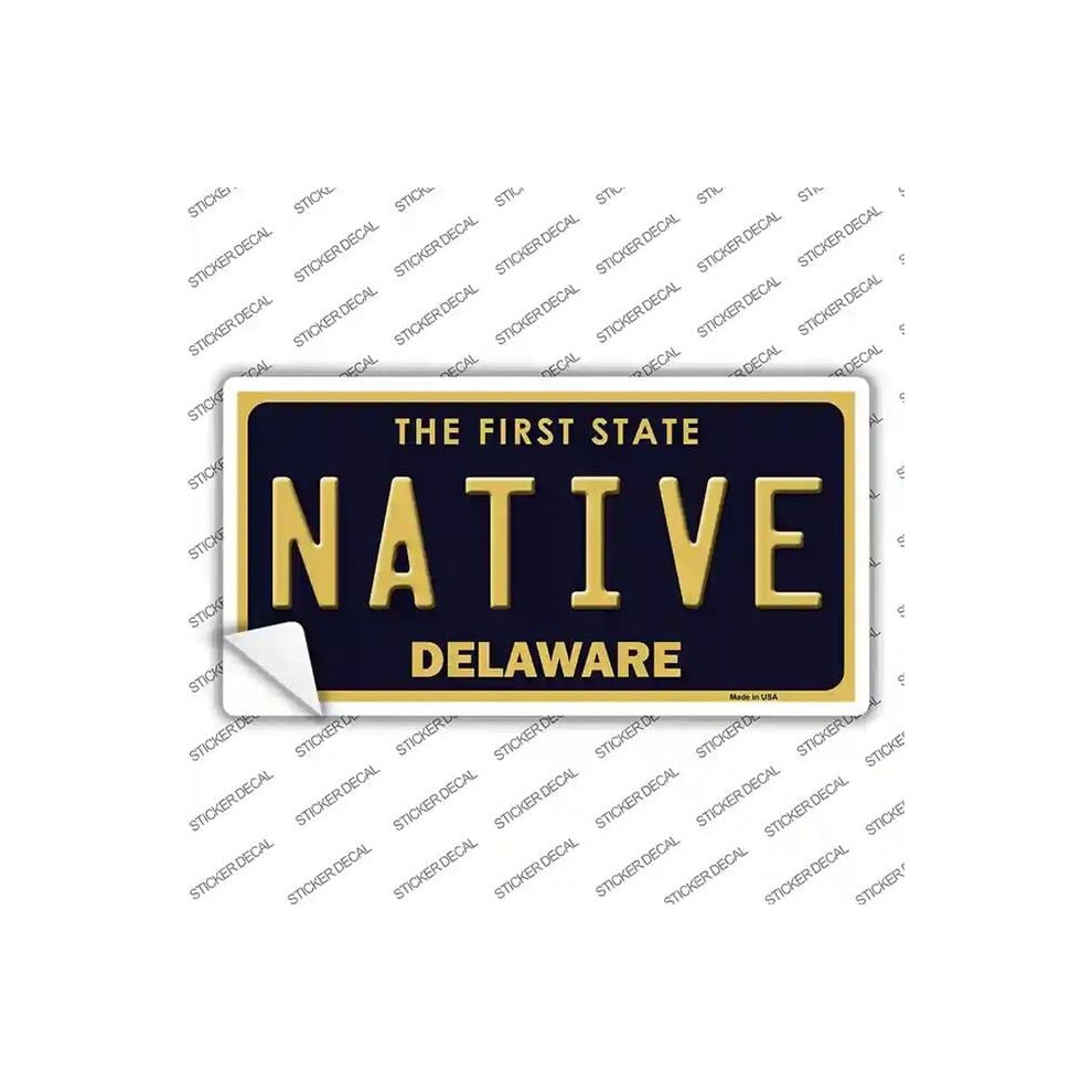 Smart Blonde Lp-6727S-L Native Delaware Novelty Sticker Decal - Large 731997906418