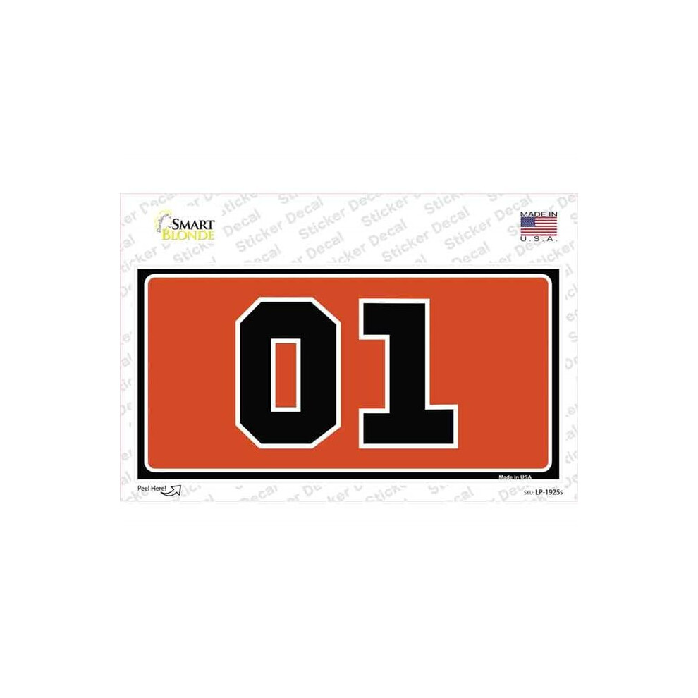 Smart Blonde Lp-1925S-M Dukes Of Hazard 01 Novelty Sticker Decal - Medium 731997906708