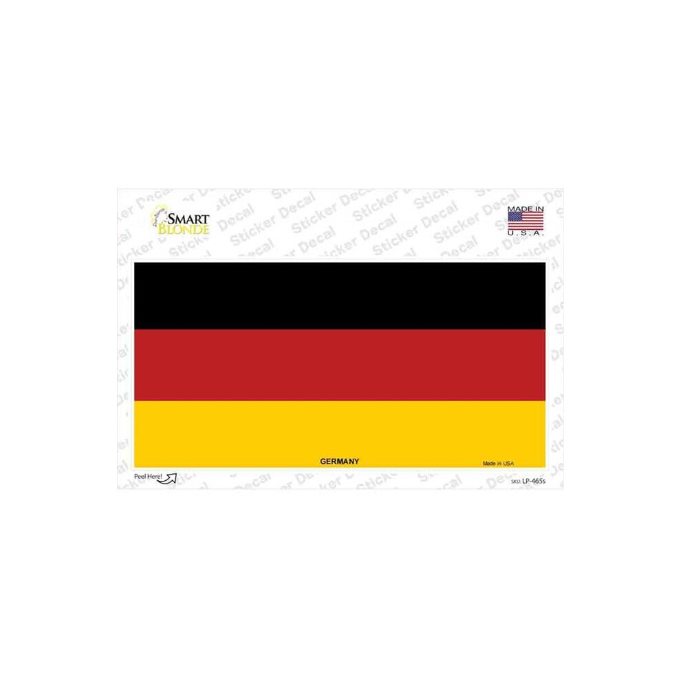 Smart Blonde Lp-465S-M Germany Flag Novelty Sticker Decal - Medium 731997908368