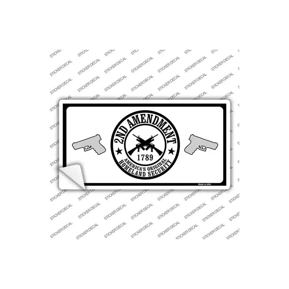 Smart Blonde Lp-4684S-Xl 2Nd Amendment Novelty Sticker Decal - Extra Large 731997908450