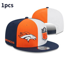 (Denver Broncos)Rugby-Match Sportsteam Baseballmütze mit Schirm Sonnenschutz Atmungsaktiv Mode