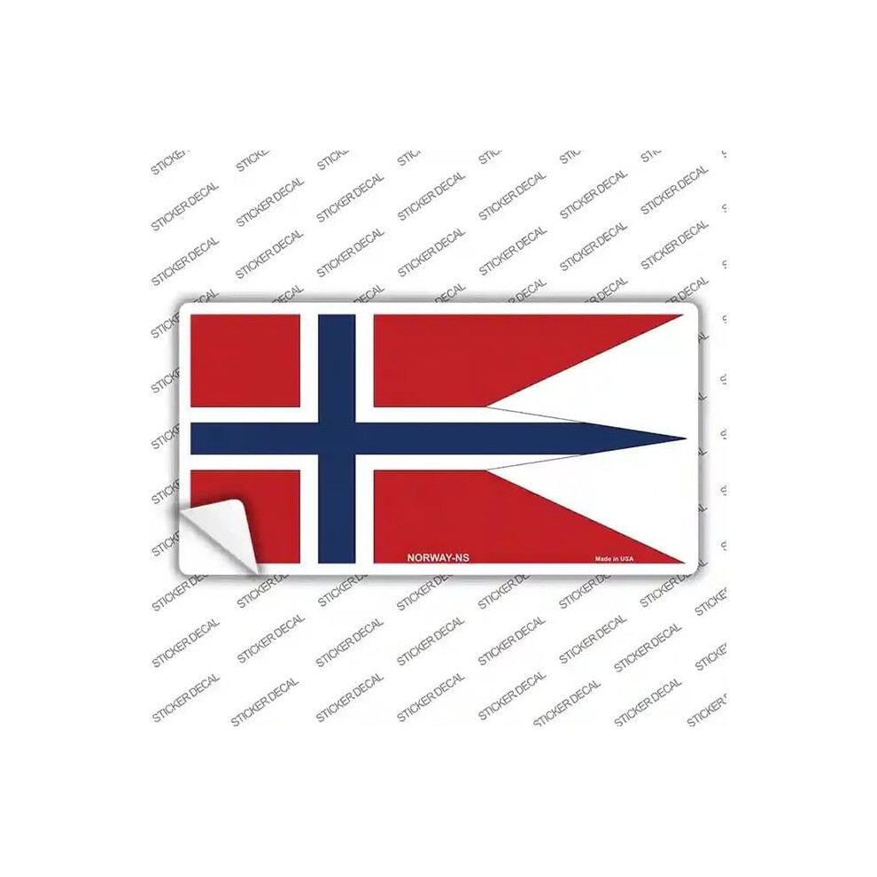 Smart Blonde Lp-4117S-Xl Norway-Ns Flag Novelty Sticker Decal - Extra Large 731997911726