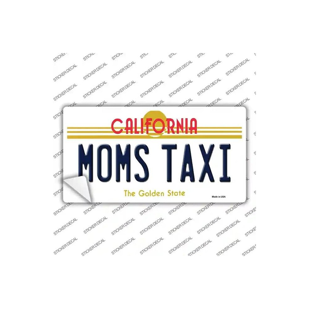 Smart Blonde Lp-6845S-S Moms Taxi California Novelty Sticker Decal - Small 731997913102