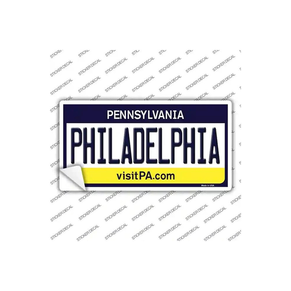 Smart Blonde Lp-6047S-Xl Philadelphia Pennsylvania State Novelty Sticker Decal - Extra Large 731997913317