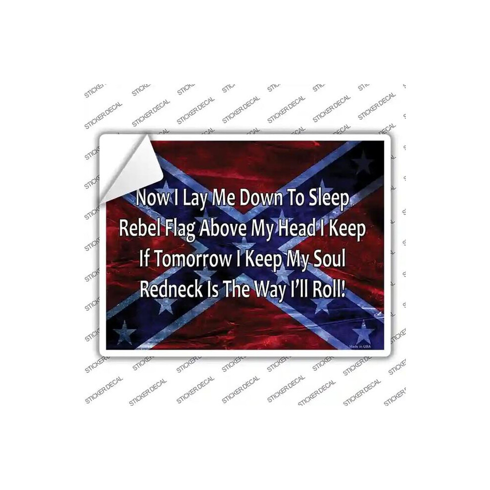 Smart Blonde P-1205S-L Redneck Is The Way Novelty Rectangle Sticker Decal - Large 792636002571