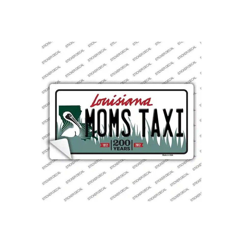 Smart Blonde Lp-6200S-Xl Moms Taxi Louisiana Novelty Sticker Decal - Extra Large 731997914253