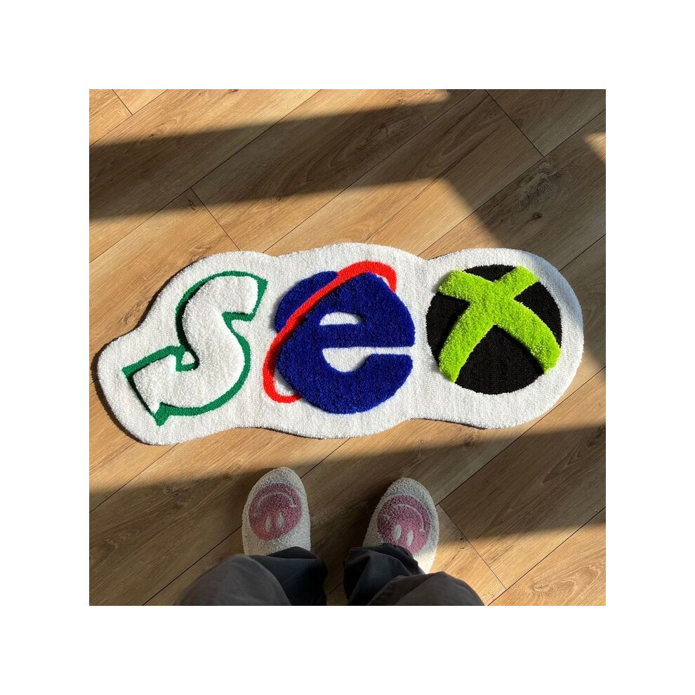 (SEX, 40X60cm 15.7X23.6in) ins wind new dirt-resistant absorbent bathroom floor mat toilet toilet floor mat toilet door carpet-image-OPC-PGBDH6V-NEW