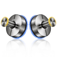 YOHOM Suction Cup Hooks for Shower Bathroom Cup Wall for Inside Vacuum Windows (2 Silver 2 Silver)