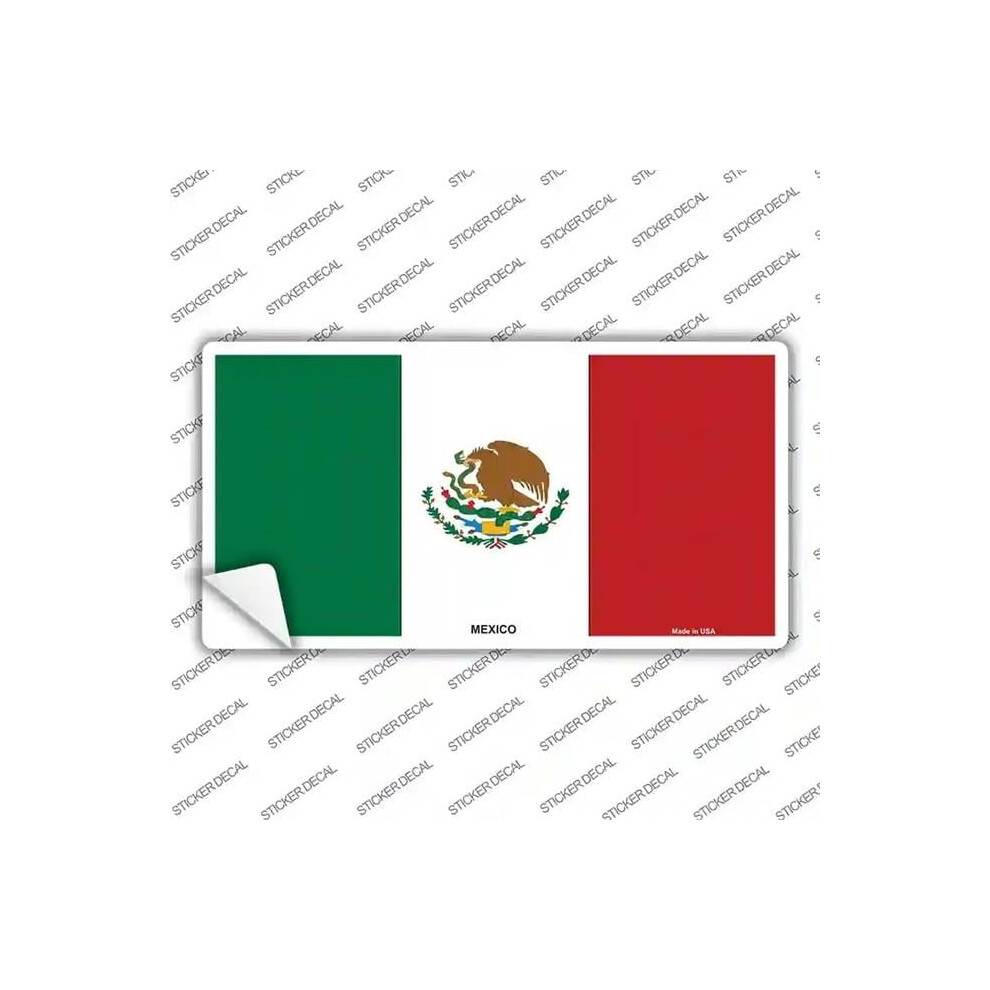 Smart Blonde Lp-523S-Xl Plain Mexico Flag Novelty Sticker Decal - Extra Large 731997915755