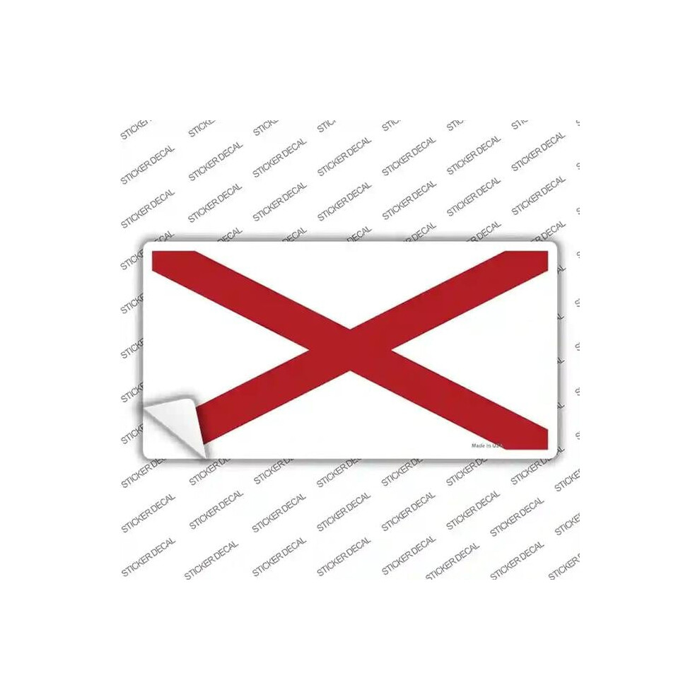 Smart Blonde Lp-525S-L Alabama State Flag Novelty Sticker Decal - Large 731997915816