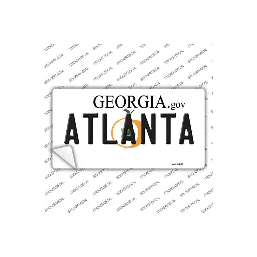 Smart Blonde Lp-6139S-L Atlanta Georgia Novelty Sticker Decal - Large 731997916639