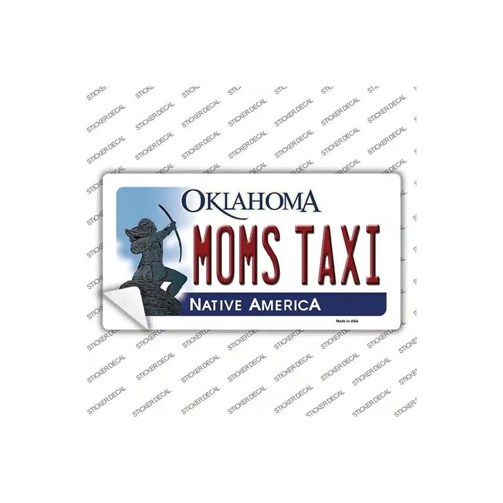 Smart Blonde Lp-6232S-Xl Moms Taxi Oklahoma Novelty Sticker Decal - Extra Large 731997917032