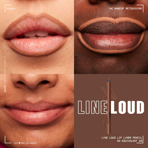 NYX PROFESSIONAL MAKEUP Line Loud Lip Liner, Μακράς Διάρκειας και Χρωματιστό Μολύβι Χειλιών 2