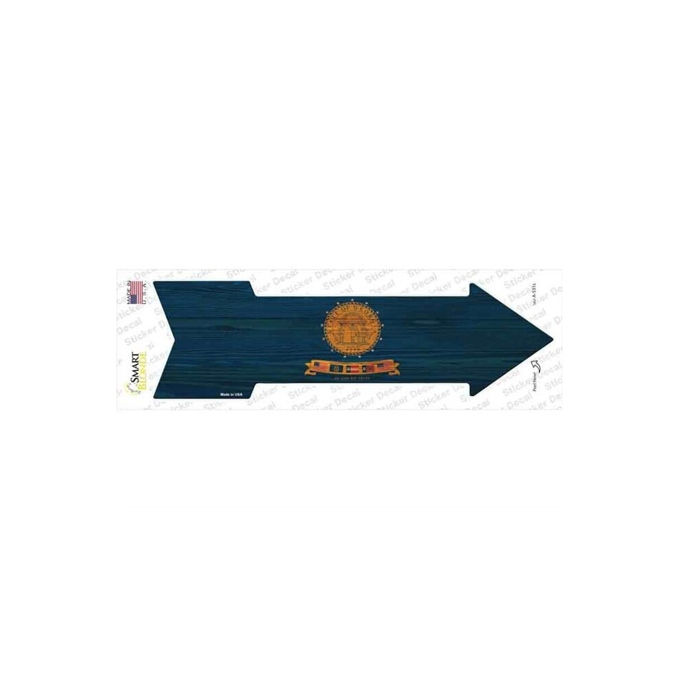 Smart Blonde A-531S-M Georgia State Flag Novelty Arrow Sticker Decal - Medium 727897972622