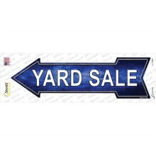 Smart Blonde A-689s-M Yard Sale Left Novelty Arrow Sticker Decal - Medium