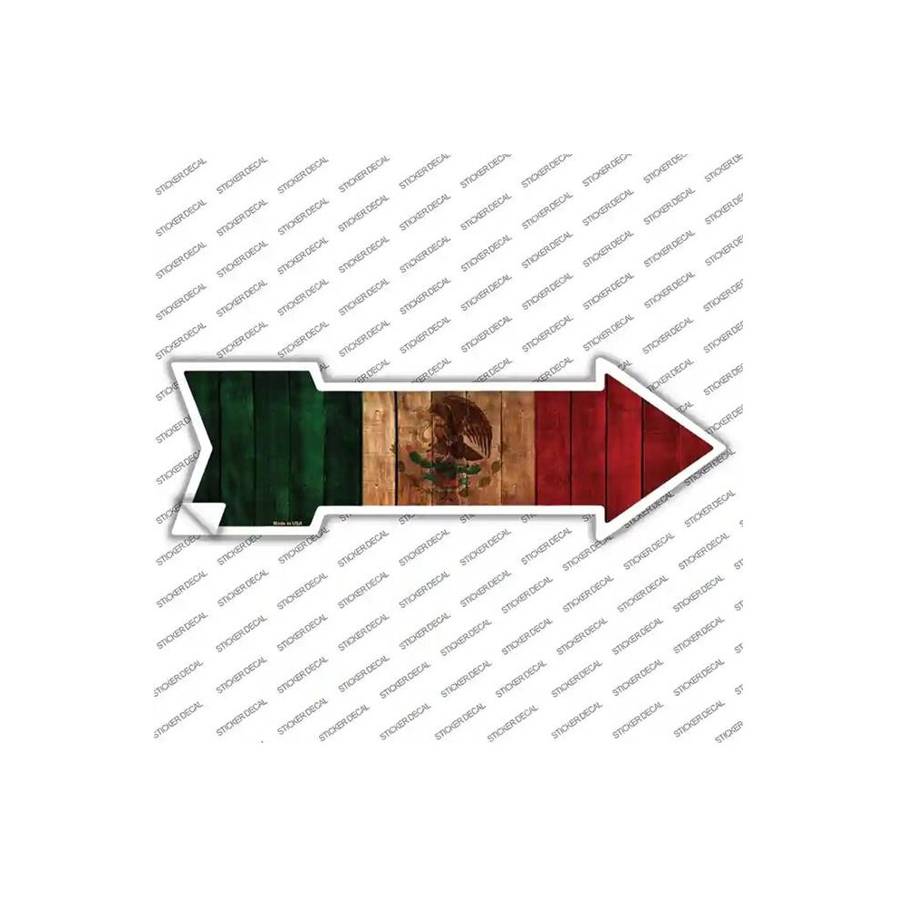Smart Blonde A-632S-Xl Mexico Flag Novelty Arrow Sticker Decal - Extra Large 727897975494