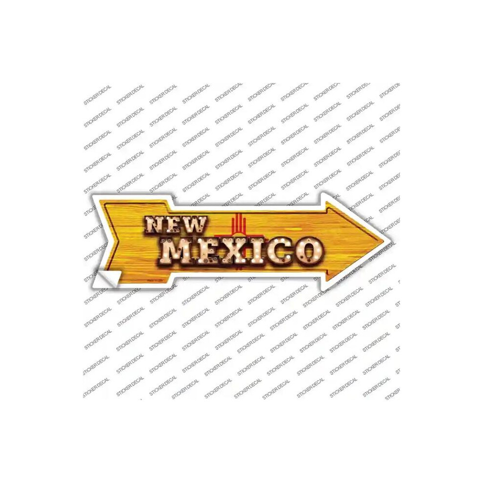 Smart Blonde A-611S-Xl Mexico Bulb Lettering Novelty Arrow Sticker Decal - Extra Large 727897975395