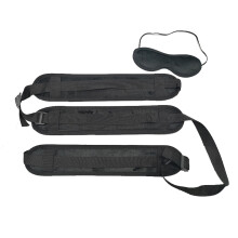Erwachsene Sex Möbel Erotische Knechtschaftsbett Spiele BDSM Bondage Set Women Maske Handschellen Knöchelschellen Einschränkunge