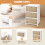 21 Liters * 3 Tier Storage Bins with Lids, Large Plastic Stackable Toy Storage Box, Foldable Storage Containers with Wheels, 39x28x59cm 8