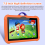 (Orange) 7 Inch Quad Core 4GB RAM 64GB ROM Android Learning Games Tablets 4
