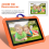 (Orange) 7 Inch Quad Core 4GB RAM 64GB ROM Android Learning Games Tablets 6