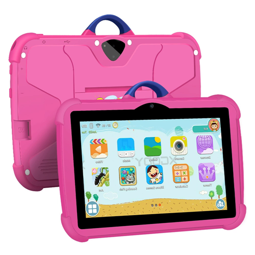 (Pink) 7 Inch Quad Core 4GB RAM 64GB ROM Android Learning Games Tablets
