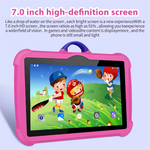 (Pink) 7 Inch Quad Core 4GB RAM 64GB ROM Android Learning Games Tablets 2