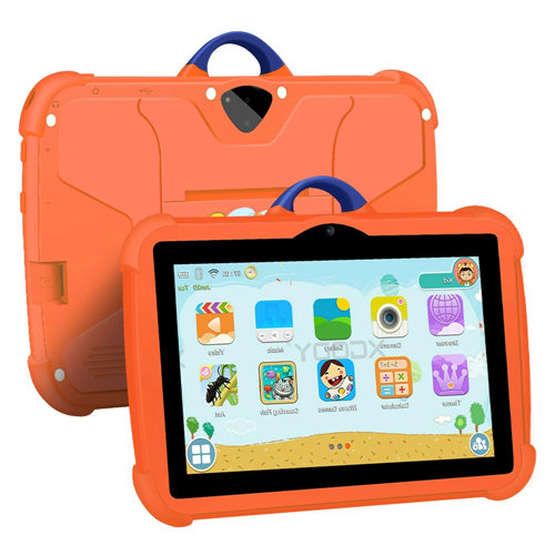 (Orange) 7 Inch Quad Core 4GB RAM 64GB ROM Android Learning Games Tablets