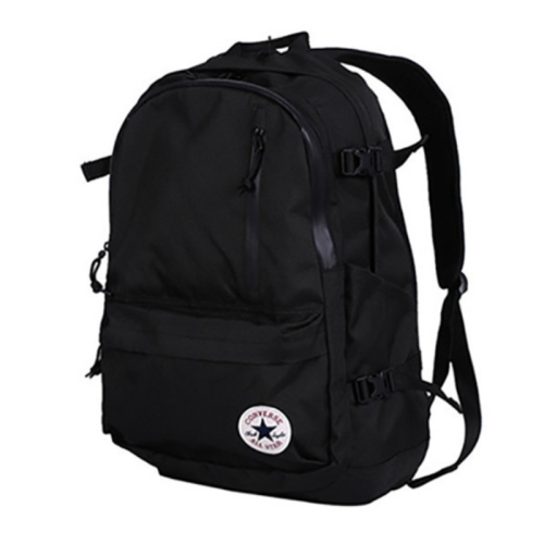 (Black)Converse Canvas Rucksack Große Kapazität Studenten Schulreise Taschen Einfarbig