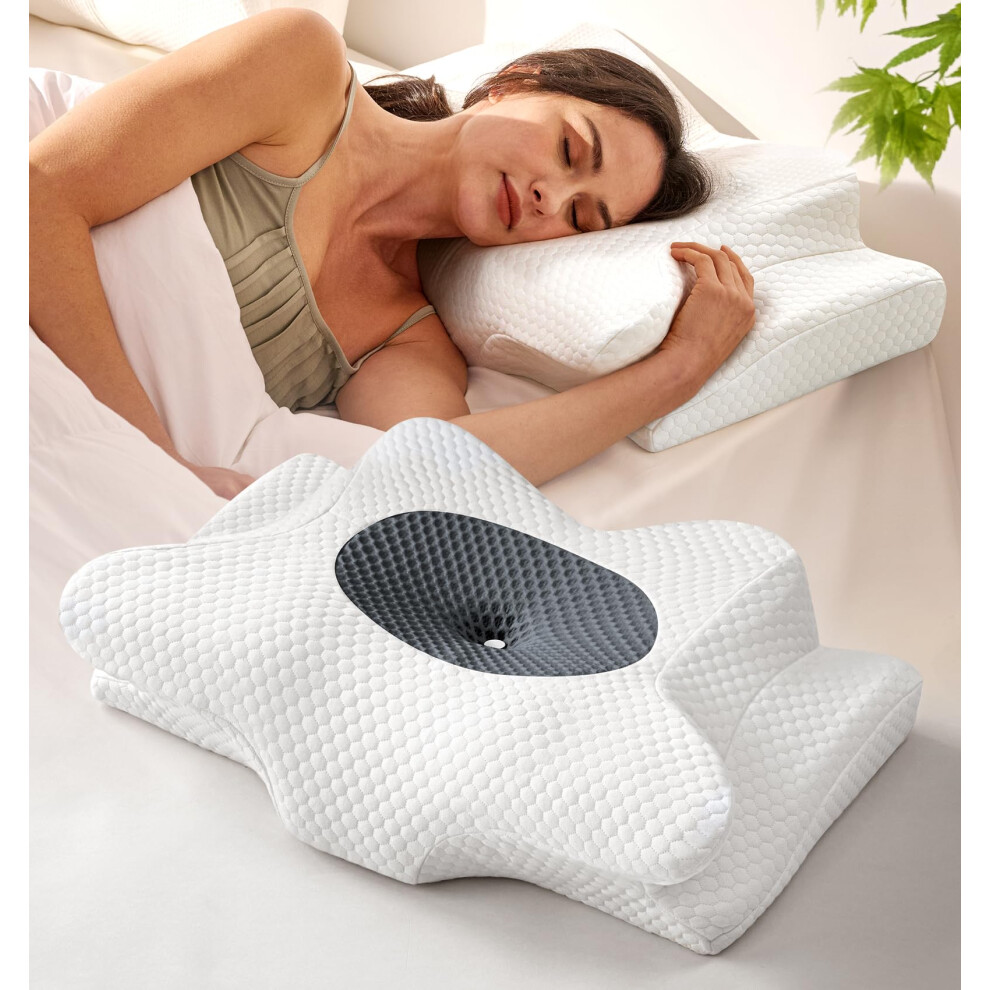 Emircey Dream Without Pain Cervical Neck Pillow For Sleeping Ergonomic Contou