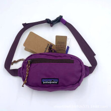 Purple Patagonia Mini Bag Hüfttasche - kompakt, leicht, wasserabweisend, Oxford-Stoff, verstellbarer Gurt, mehrere Fächer, Streetstyle