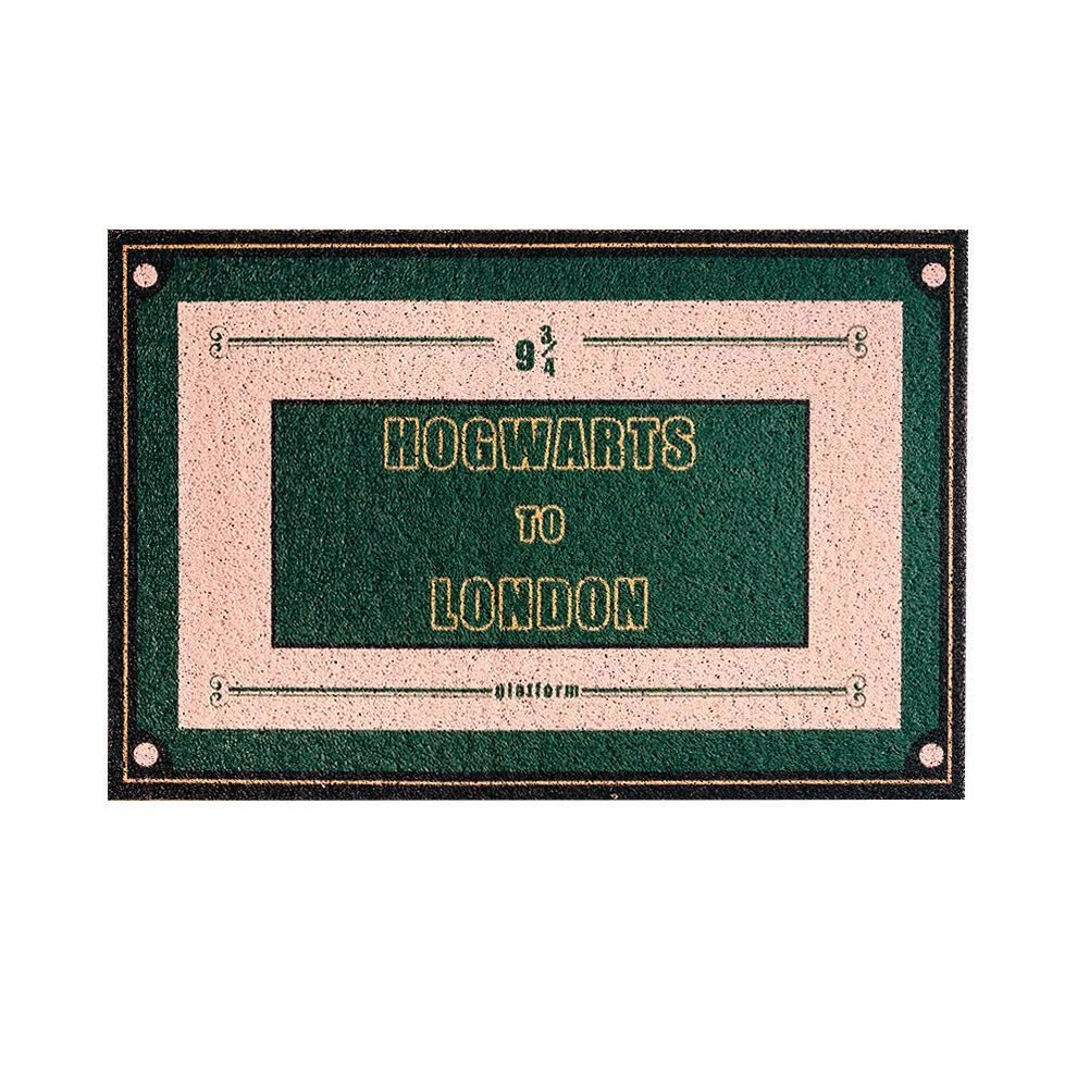 (B-2, 80X100cm 31.5X39.3in) American retro carpet door carpet door door pvc non-slip rubbing foot pad harry potter carpet silk ring floor mat