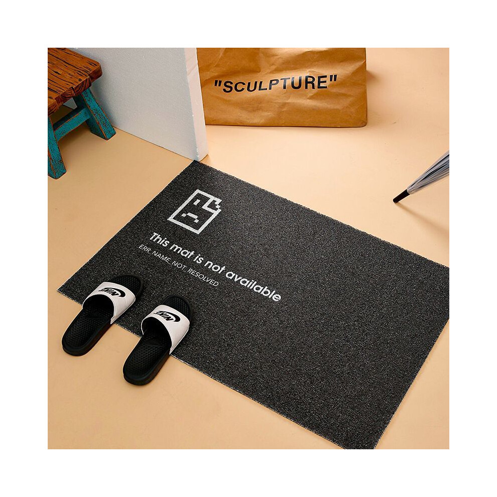 (A-1, 80X100cm 31.5X39.3in) Entrance door mat, household silk ring door mat, dirt resistant and non slip mat