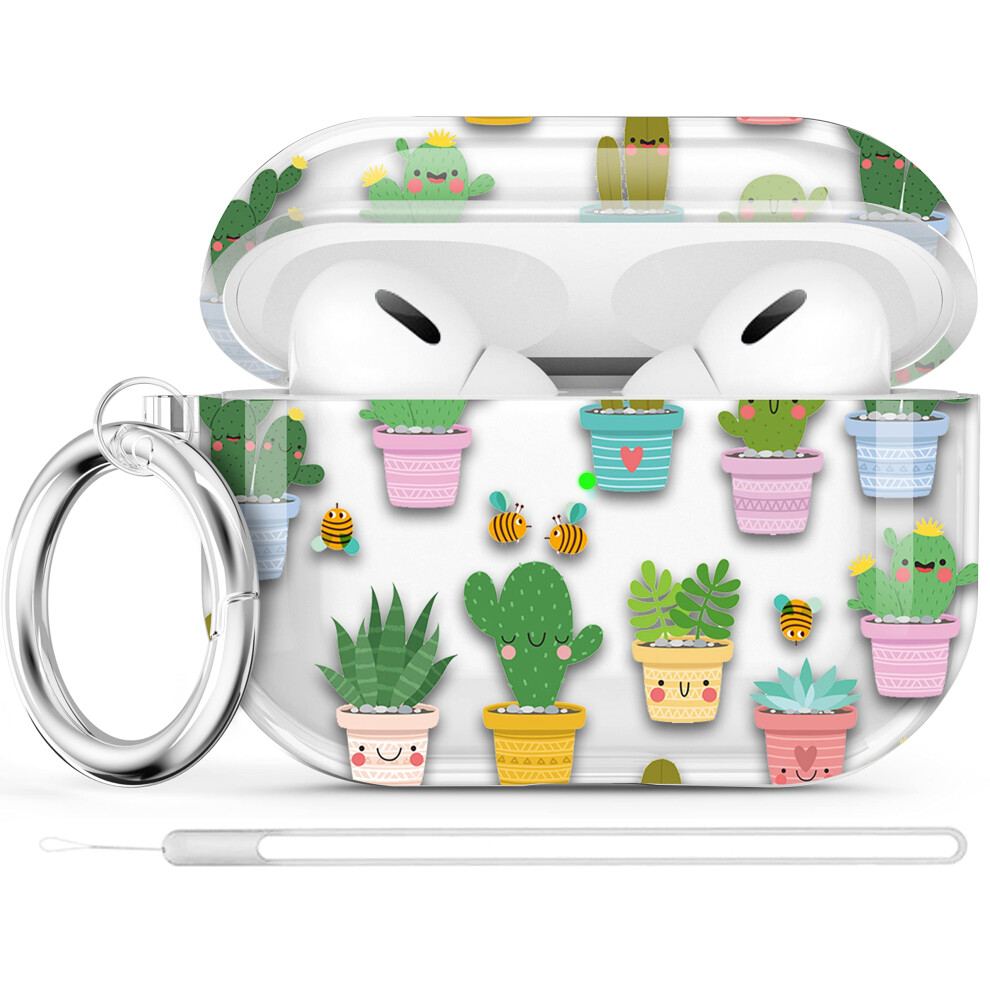 Gioia Maxjoy For Airpods Pro 2Nd Generation Case Cover Clear Cactus Airpod