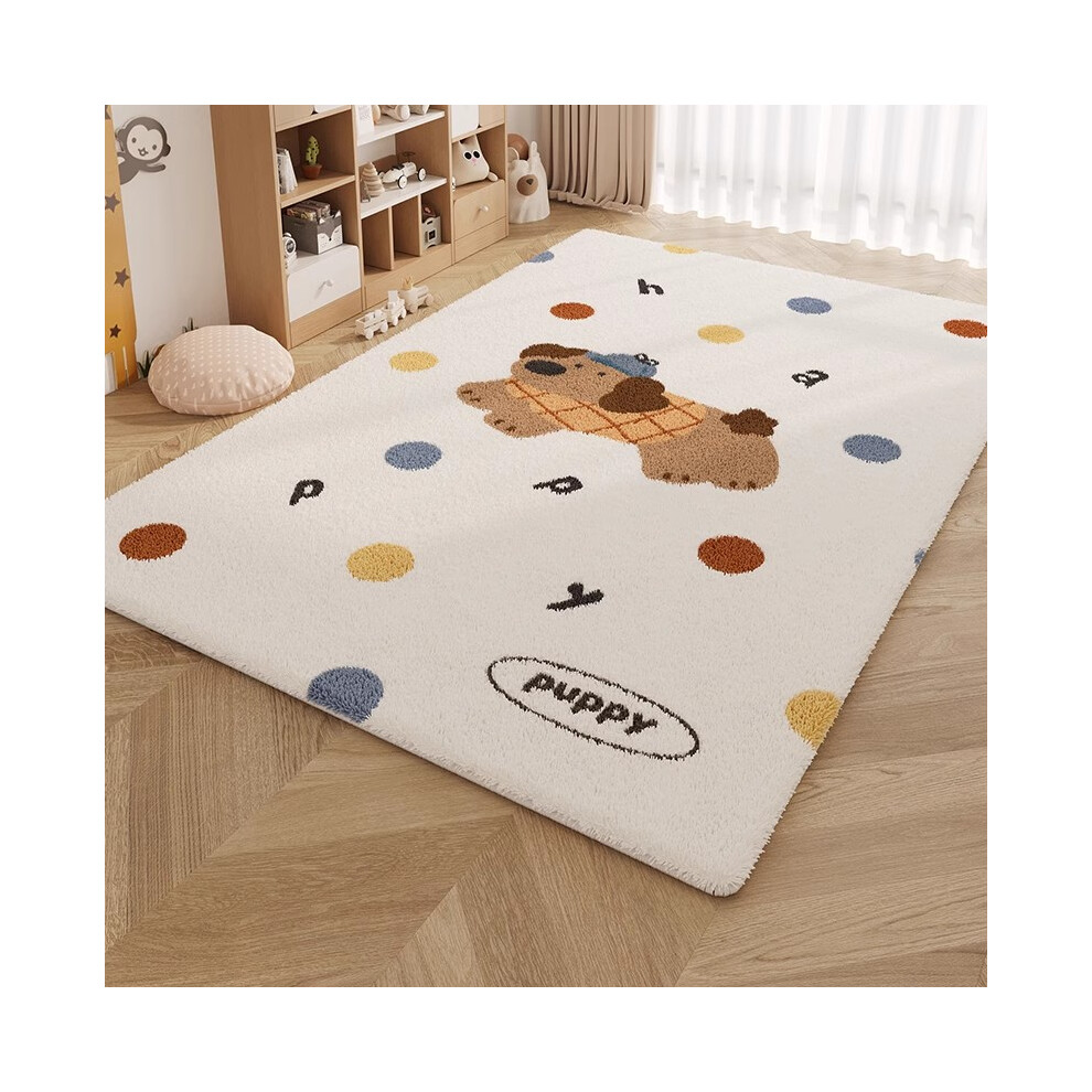 (Plush, 180x250cm) Bedroom carpet, living room floor mat