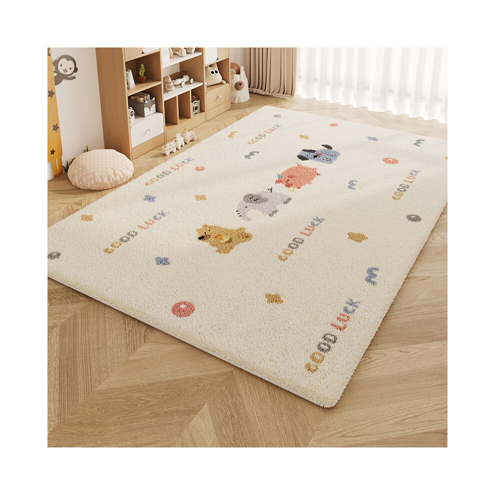 (Striped, 140x200cm) Bedroom carpet, living room floor mat