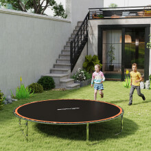 SPORTNOW Trampoline Mat with 54 V-Hooks, for 10ft Trampoline, Orange