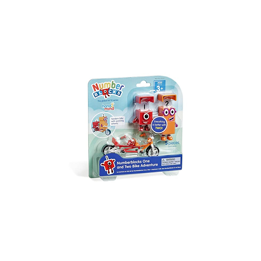 Photos - Educational Toy NUMBERBLOCKS 1 & 2 FIGURE ON A BIKE 95354