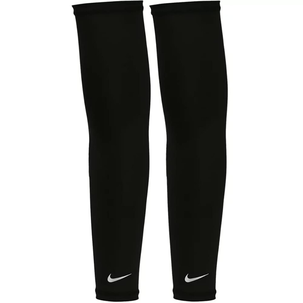 Nike Unisex - Adult Lightweight Sleeves 2.0 Bandage  Black/Silver  S/M