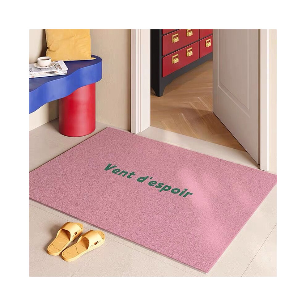 (A-11, 50X80cm 19.7X31.5in ) Gradient colored household silk ring floor mat, dopamine premium feeling, dirt resistant carpet