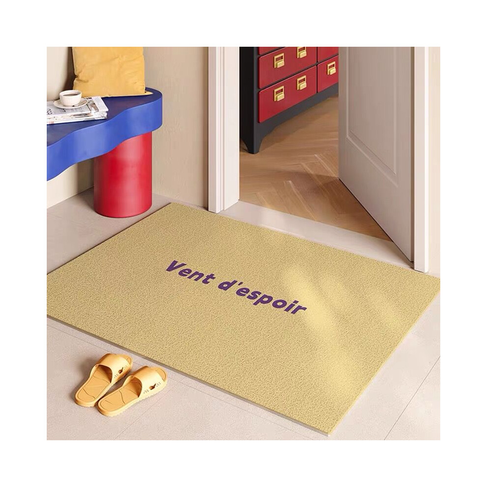 (A-9, 80X120cm 31.5X47.3in) Gradient colored household silk ring floor mat, dopamine premium feeling, dirt resistant carpet