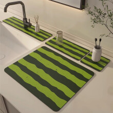 (watermelon, 40X60cm 15.7X23.6in) Washing table Suction pad Diatom mud Faucet Drain pad Toilet Washing table Toothbrush cup Bathroom coaster