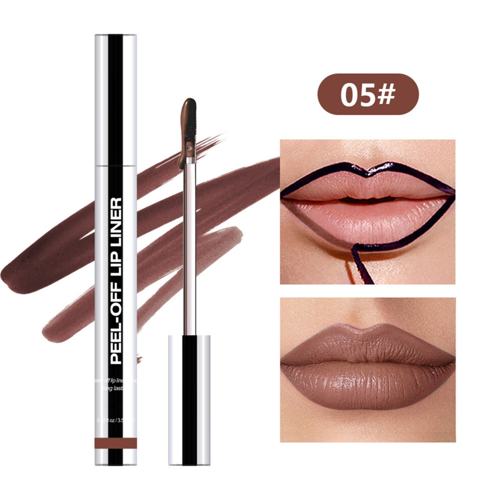 (F) New 2025 Lip Liner Stain Peel Off Lip Gloss Liner For  Long Lasting Waterproof Transfer-Proof Highly Pigmented