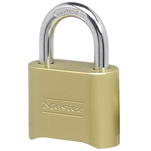 Master Lock 175D 2" Återställbar Brons Kombination Hänglås