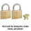 Master Lock Master Lock 140T Solid Brass Padlock with Key  2 Pack  2 Count 2