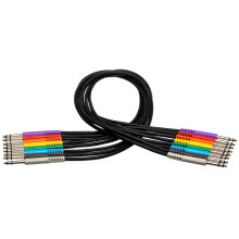 Hosa TTS-890 Balanced Patch-kabler TT TRS til samme 3 fod