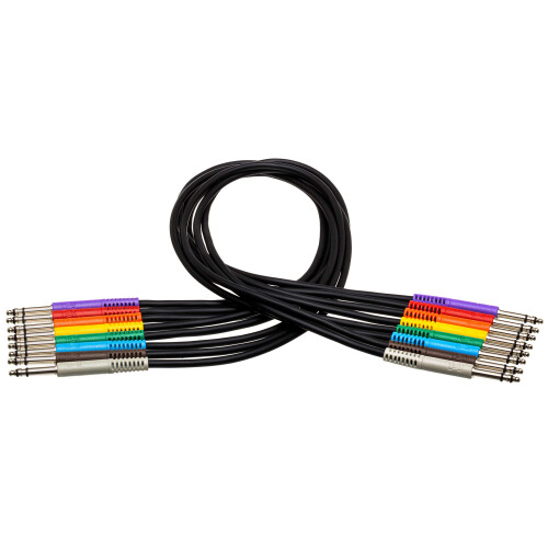 Hosa TTS-890 Balanced Patch-kabler TT TRS til samme 3 fod