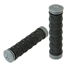 Schwinn Ergonomic Comfort Bicycle Grip Stylish Black Body with Gray Accents Fits Most Standard Bike and Scooter Handlebars Grey/Black